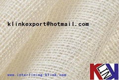 Polyester viscose knitted fusible interlining