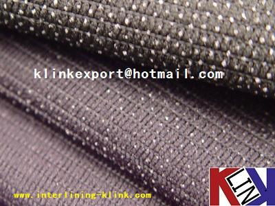 60"/44" WEFT INSERT FUSIBLE INTERLINING FOR GARMENT 42gsm ---HOT!! 3