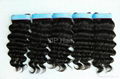 Top Quality  Blond  Deep Wave  100% India Human  Virgin Hair Weaving 2