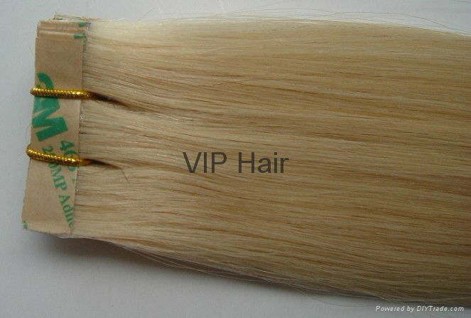 Popularity Top Grade 100% Indian Human Remy Hair Tape Hair Extensions 4