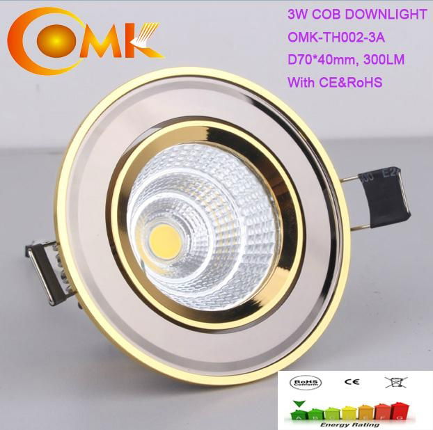 Aluminum super Recessed COB LED down light 2