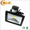 Factory Wholesale Die Cast Aluminum COB LED Sensor Flood light 2