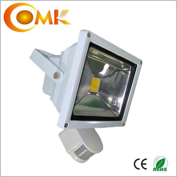 Factory Wholesale Die Cast Aluminum COB LED Sensor Flood light 3