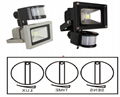 Factory Wholesale Die Cast Aluminum COB LED Sensor Flood light 5