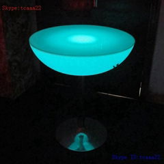 illuminated led bar table furniture