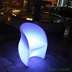 glow led light chair for bar