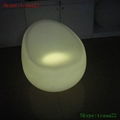 illuminate plastic led light sofa 2