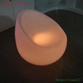illuminate plastic led light sofa 4