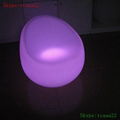 illuminate plastic led light sofa 5