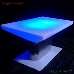 rechargeable led bar coffee table 