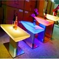 rechargeable led bar coffee table  5