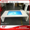 42" IR multipoints android LCD advertising bench for meeting room 1