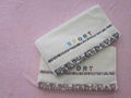 None Twist Embroidered Sport Soft Hand Towel 1