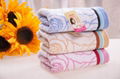 14s Dyed Yarn Jacquard Hand Towel Pink