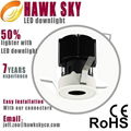 hot sale high lumen CE ROHS 3 years warranty warm white led downlight plant 1