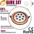 Factory Direct Sell Samsung plastic 2.5 to 8 inch led downlight maker 1