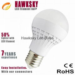 Shenzhen Battery Operated 5W 7W E27 B22 led light bulb