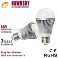 factory sell 10 years experience 2600 lumen dimmable 7w e27 led home lighting 1