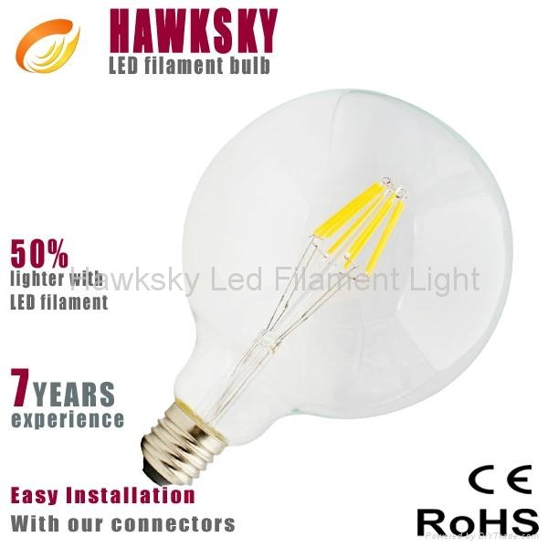 2015 Hot Sale Product Dimmable E27 Filament Led Bulb Supplier 5