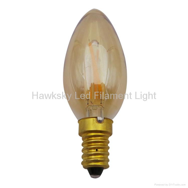 energy saving lamp wholesale shenzhen dimmable 4w e14 filament bulb 4