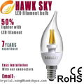 2014 long use 1250days popular model 3W-12W high power led filament bulb 1