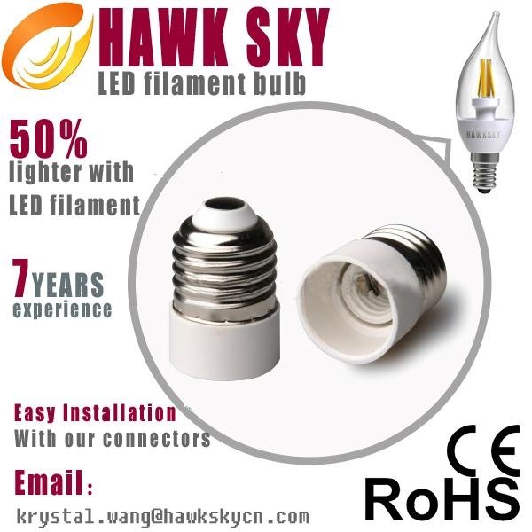 2014 long use 1250days popular model 3W-12W high power led filament bulb 2