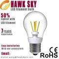 CE RoHS certificated high Lumen led filament bulb factory 3