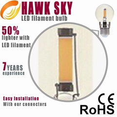 2014 hottest 3 years warranty LED filament bulbs factory 