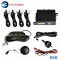 LCD parking sensor car radar