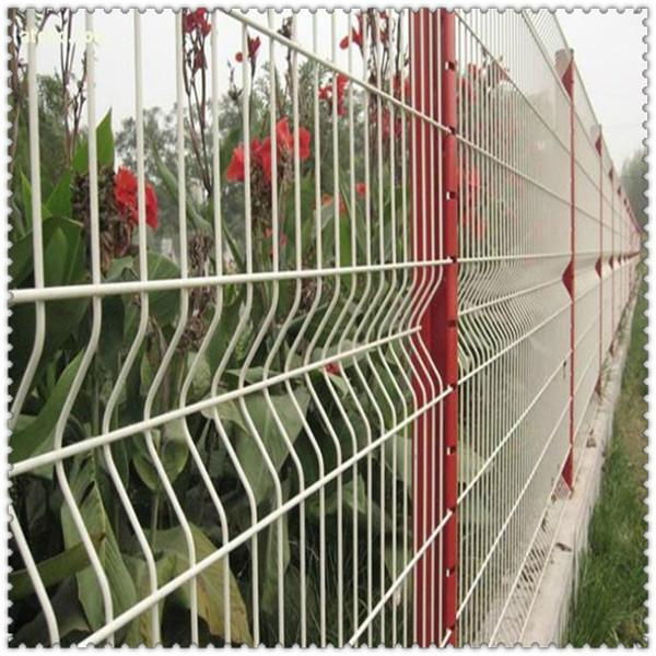 PVC coated white welded mesh fence ( factory and ISO9001 Production ) 3