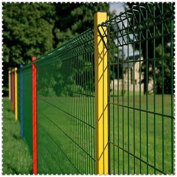 PVC coated white welded mesh fence ( factory and ISO9001 Production ) 4