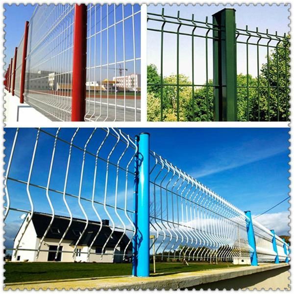 PVC coated white welded mesh fence ( factory and ISO9001 Production ) 5