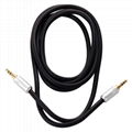 Premium Gold Plated Plug 3.5mm Car Audio Video Cable Male to Male 4