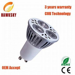 MR16 3year warranty CE ROHS approved LED spotlight supplier 
