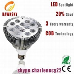 GU10 12w OEM accept CE ROHS approved LED spotlight manufacture