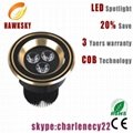 9W Unique quality CE ROHS approved  3years warranty LED downlight supplier