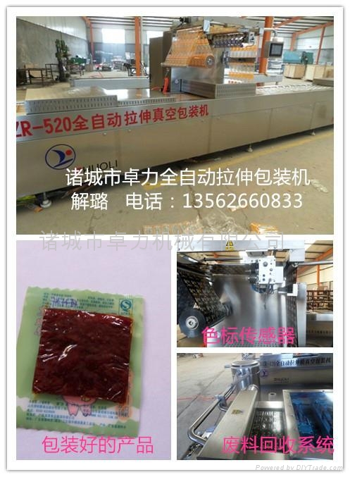 全自動拉伸真空包裝機熱成型真空包裝機 4