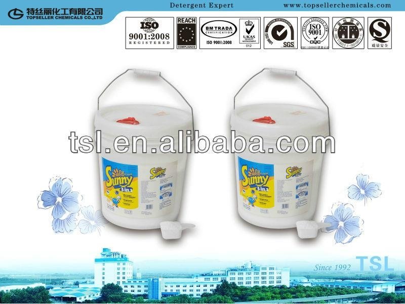 Plastic bucket package detergent powder manufacturer 