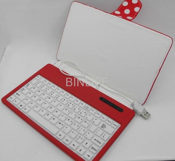 Tablets Keyboard Case Cover With USB For 7Inch Android Tablet