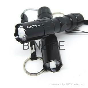 2014 New Hot Mini Black LED Waterproof Torch led flashlight