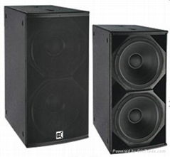 Made in China dual 18 inch speaker box