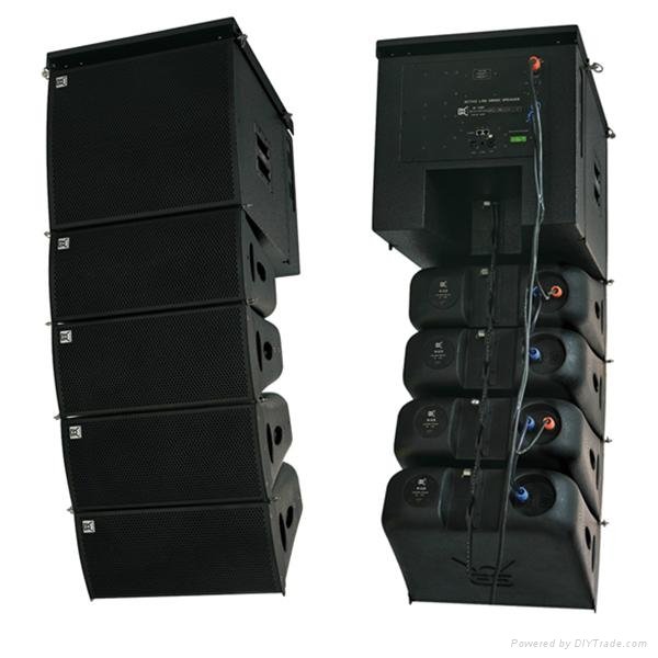 pro audio indoor sound system active mini line array