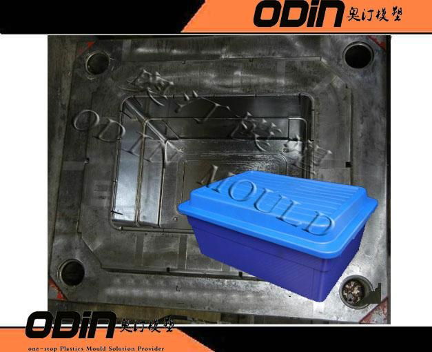 Nestable Basket injection mould 3