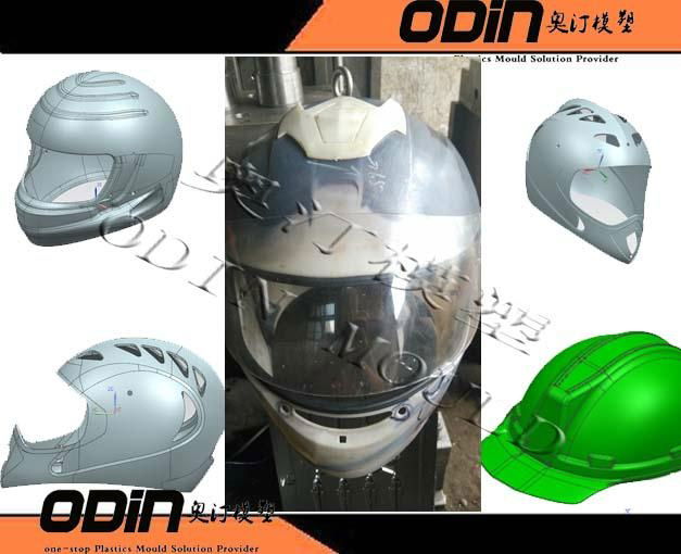 safty  worker helmet injection mould 3