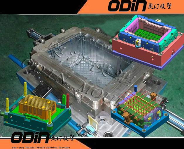 fruit crate injection mold