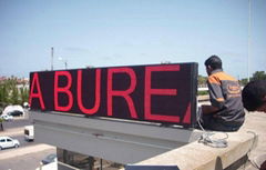 p10 outdoor red led display