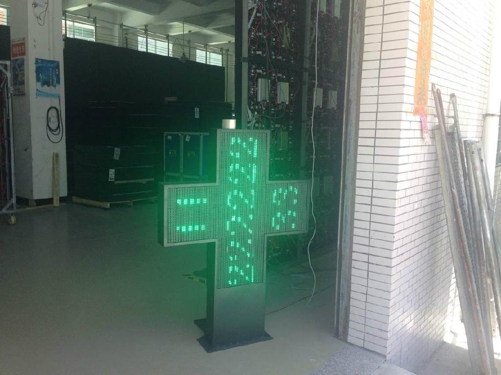 p10 outdoor green led display