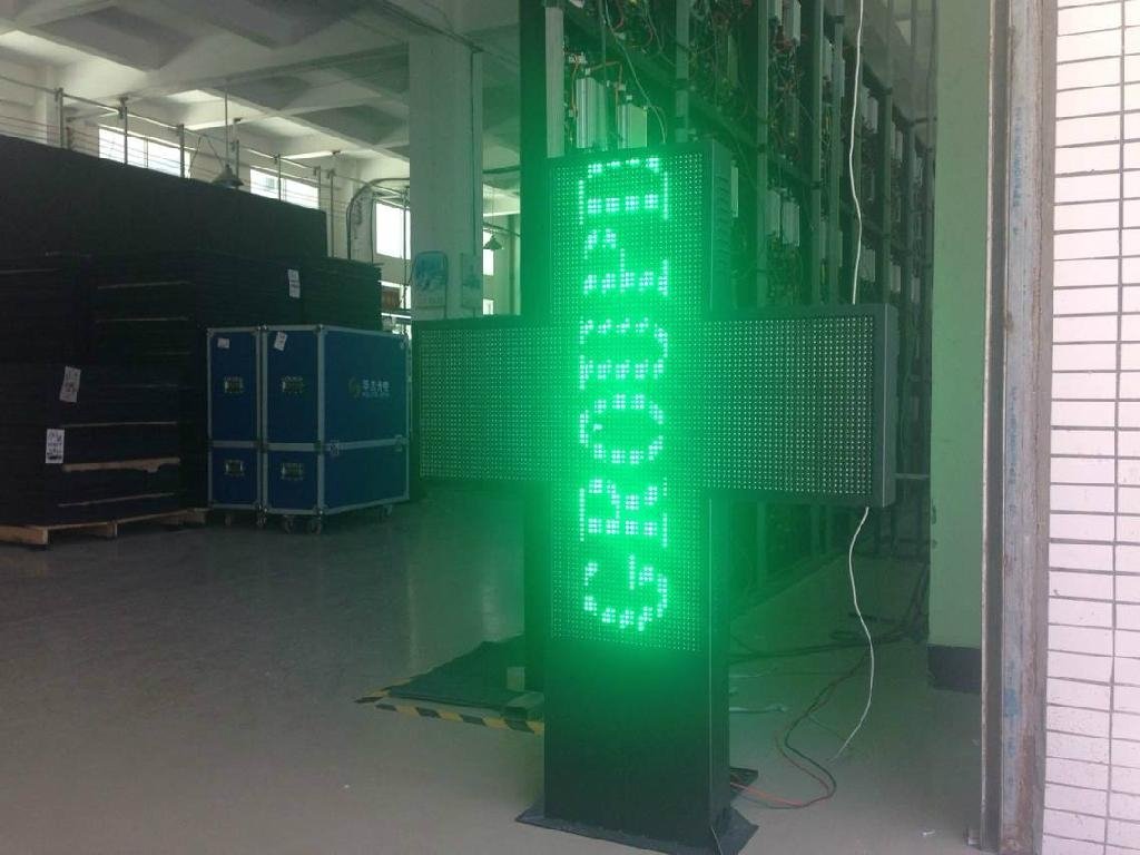 p10 outdoor green led display 3