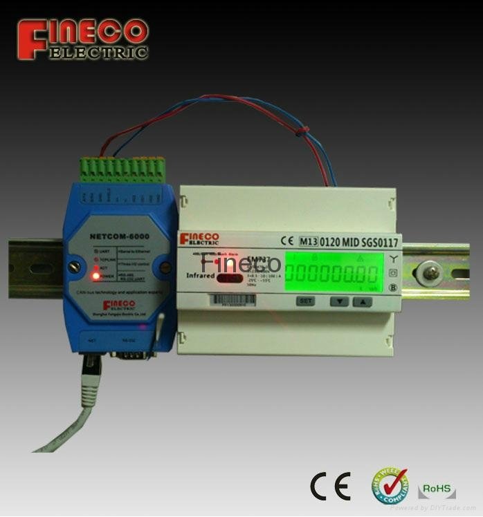 NETCOME 6000 modbus gateway in energy meters tcp ip to rs485 converter 2