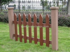 Eco-friendly wpc gardening fence 